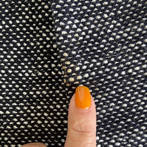 Eileen Fisher Organic Cotton Tweed Knit Vest Cardigan Size M Black Pockets - Picture 11 of 11